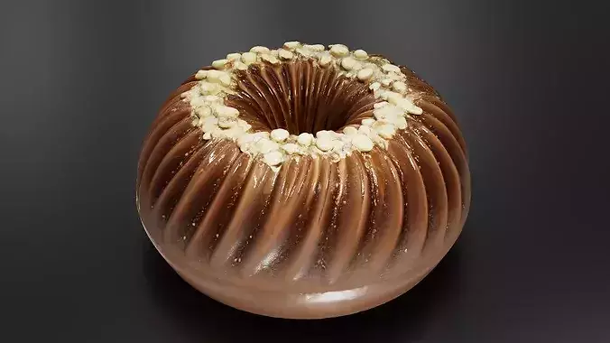 Carrot Cake 3D print model 3