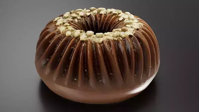 Carrot Cake 3D print model 4