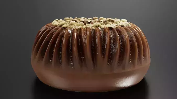 Carrot Cake 3D print model 2