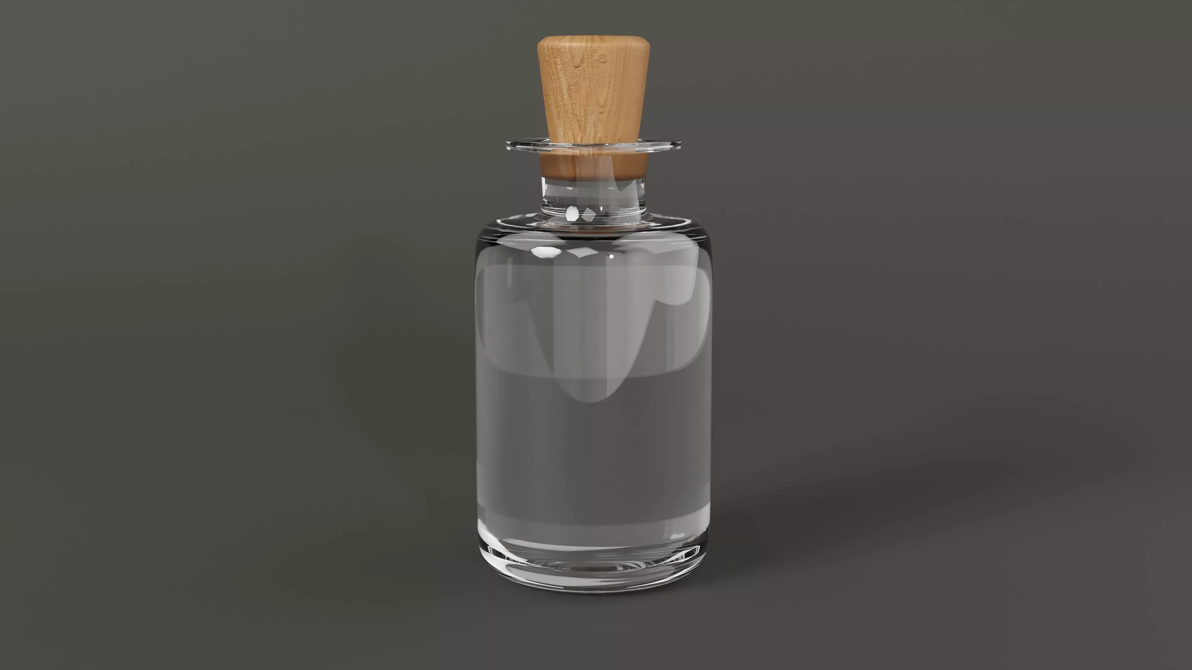 Glass Bottle Free 3D model