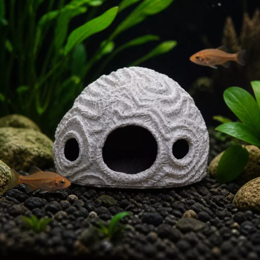 Rock Cave Hideout - Aquarium Decoration Free 3D print model