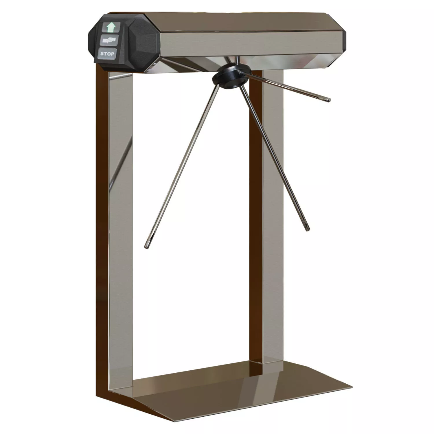 Security Turnstile Gate Low-poly 3D model