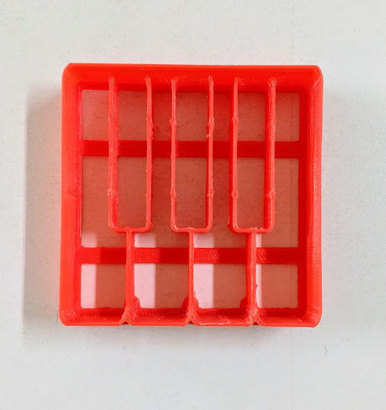 Piano Keys cookie cutter 3D print model_1