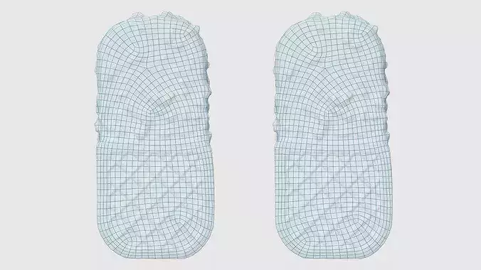 Chocolate Sandwich Ice Cream with Nuts and Waffle 3D Scan Low-poly 3D model 7
