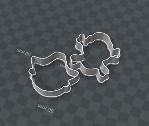 Pirates Cookie Cutters Set 3D print model