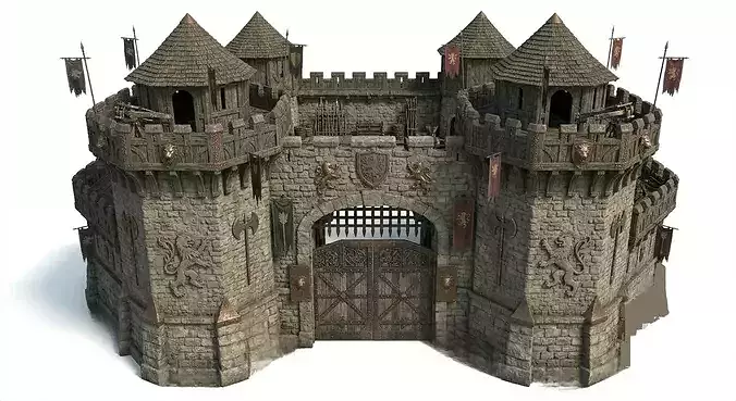 Fortress Gate-house - medieval Kingdom 