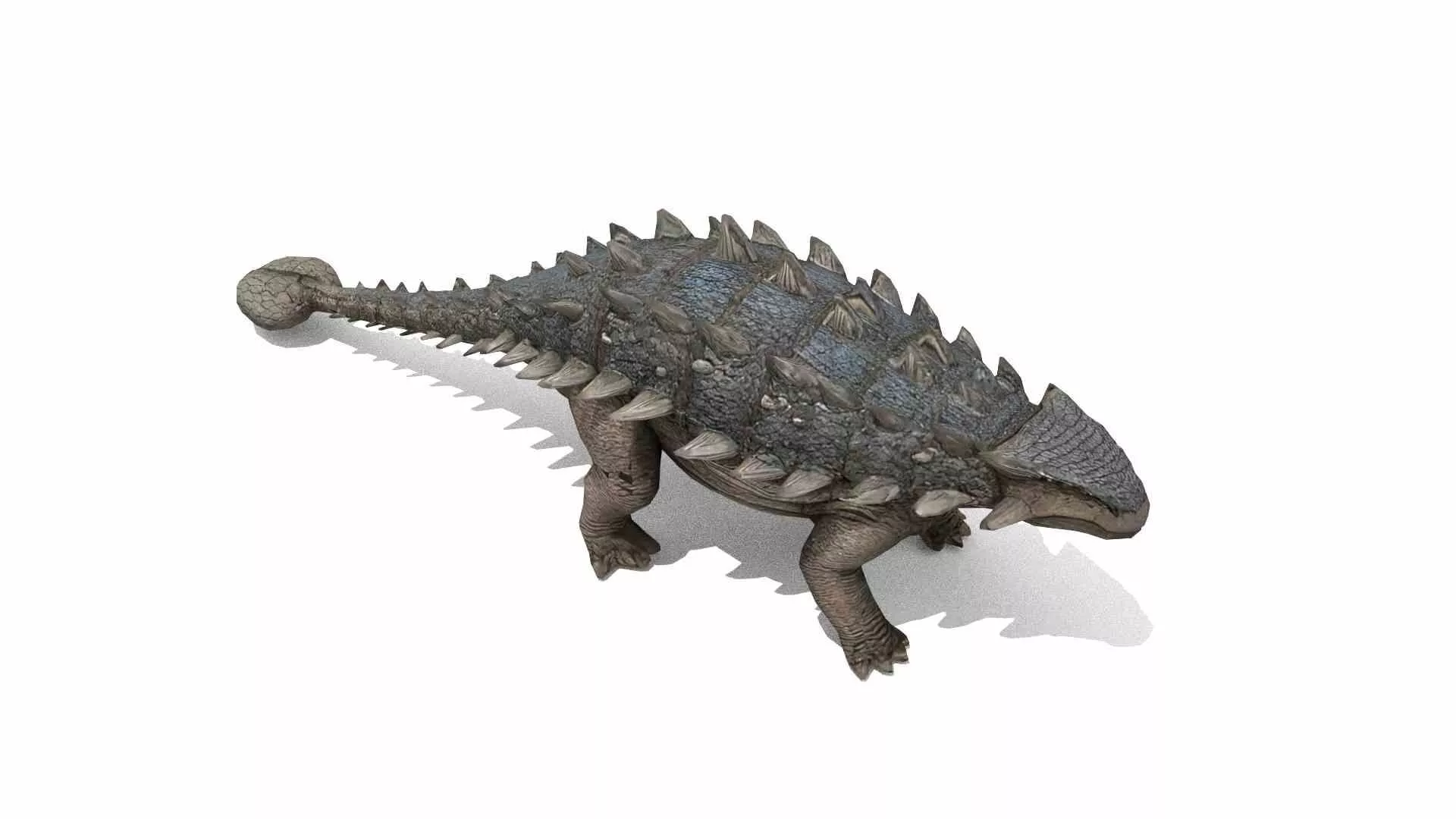 Armored Dinosaur Low-poly 3D model