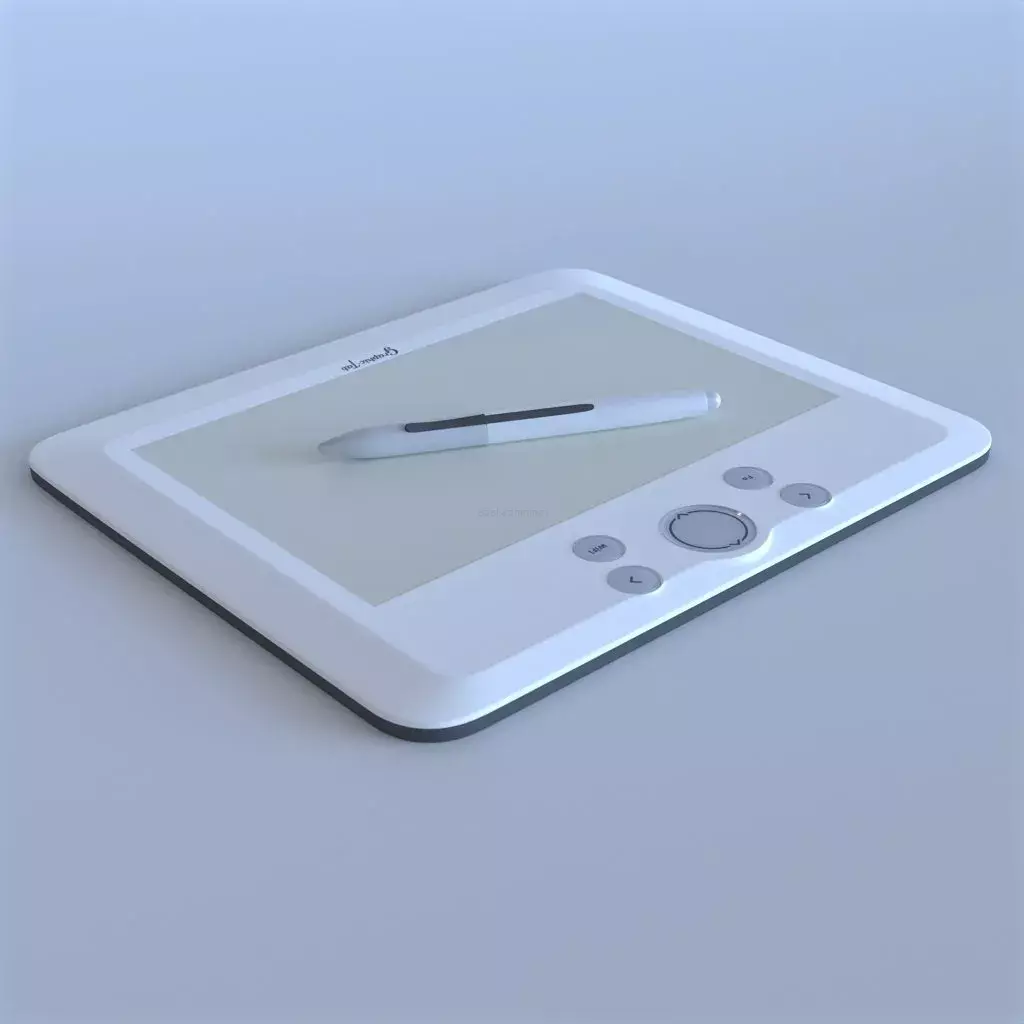 Graphic Tablet With Pen Free 3D model