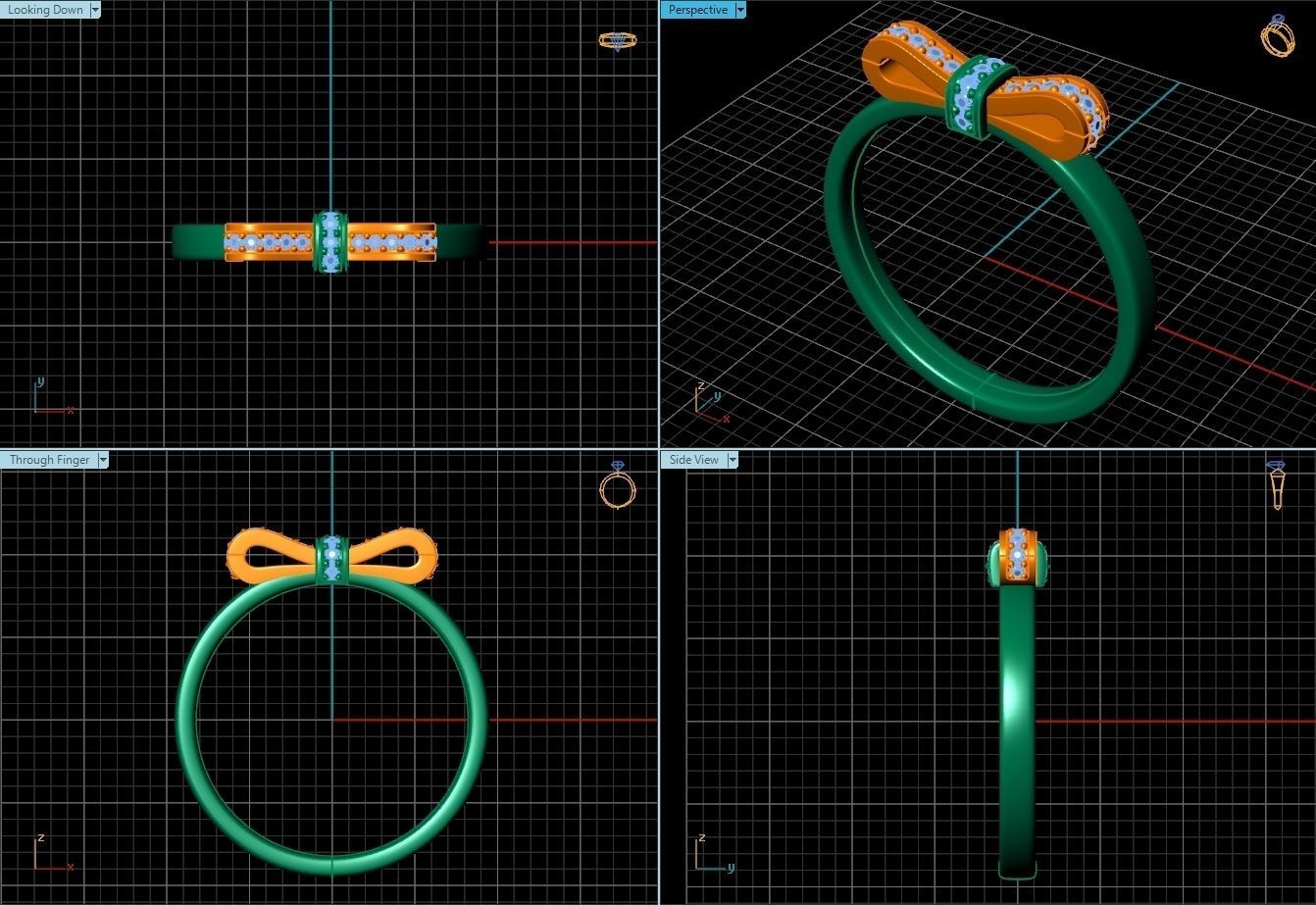 Ring R0065 3D print model_2