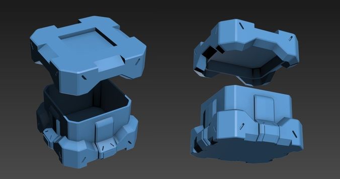 Overwatch Uprising loot box model 3D print model
