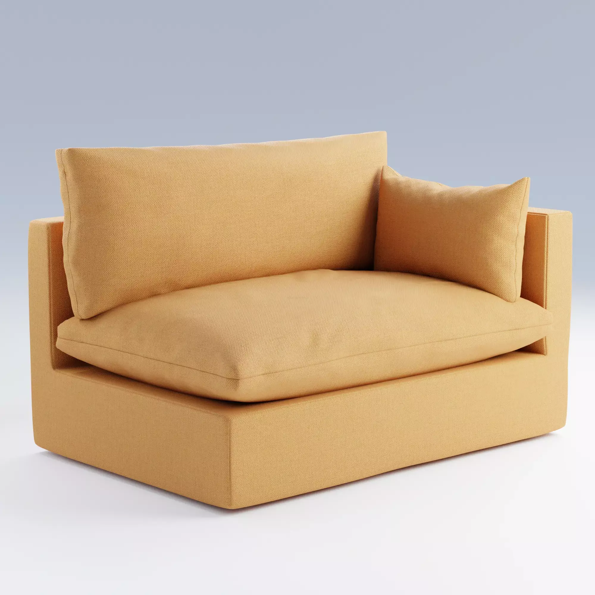 Unwind Chair Orange Free 3D model