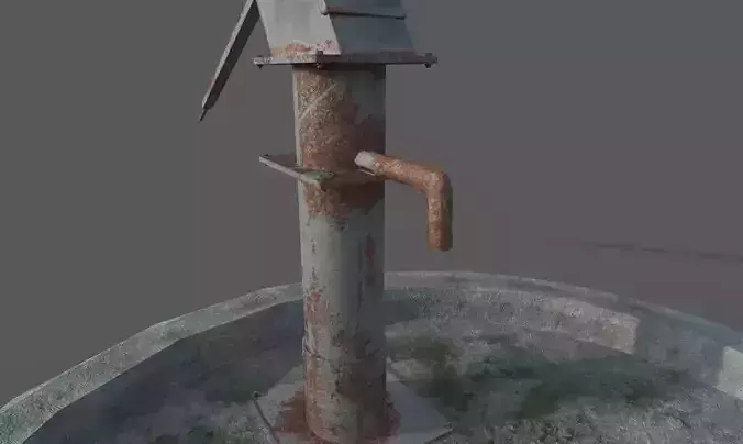 Old Rusted Indian Hand Pump