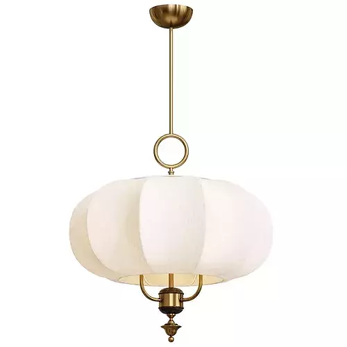 Florabelle Lanter Pendant Light Low-poly 3D model 2