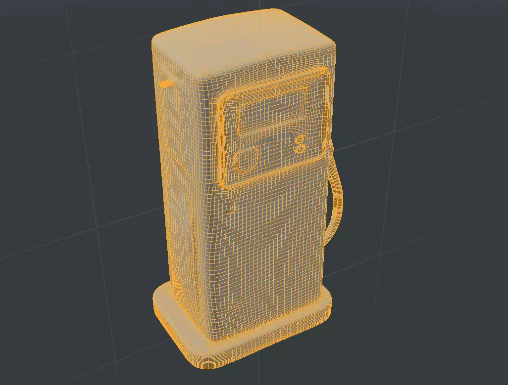 Fuel dispenser 3D model 3D model