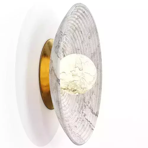 Concentric Wall Lamp By Allied Maker Low-poly 3D model 2