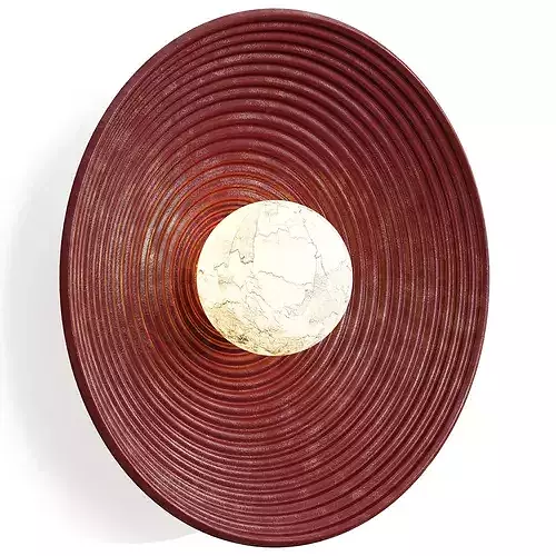 Concentric Wall Lamp By Allied Maker Low-poly 3D model 3