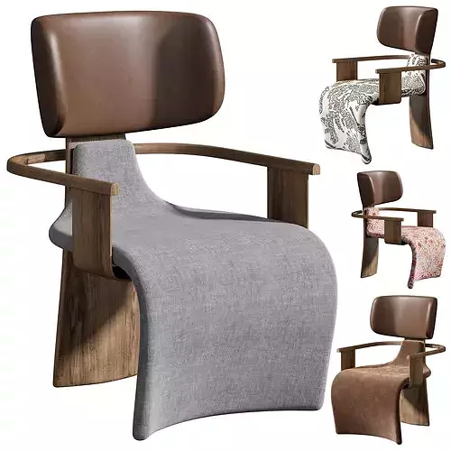 Ruufform Angel Plus Chair Low-poly 3D model