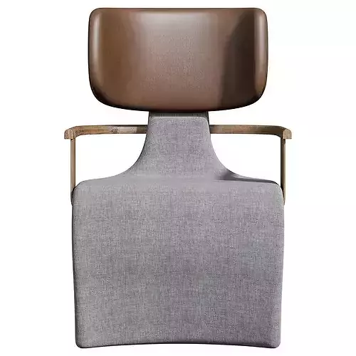 Ruufform Angel Plus Chair Low-poly 3D model 2