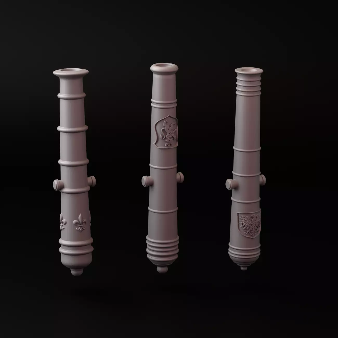 Glitzenburg Cannon 3D print model