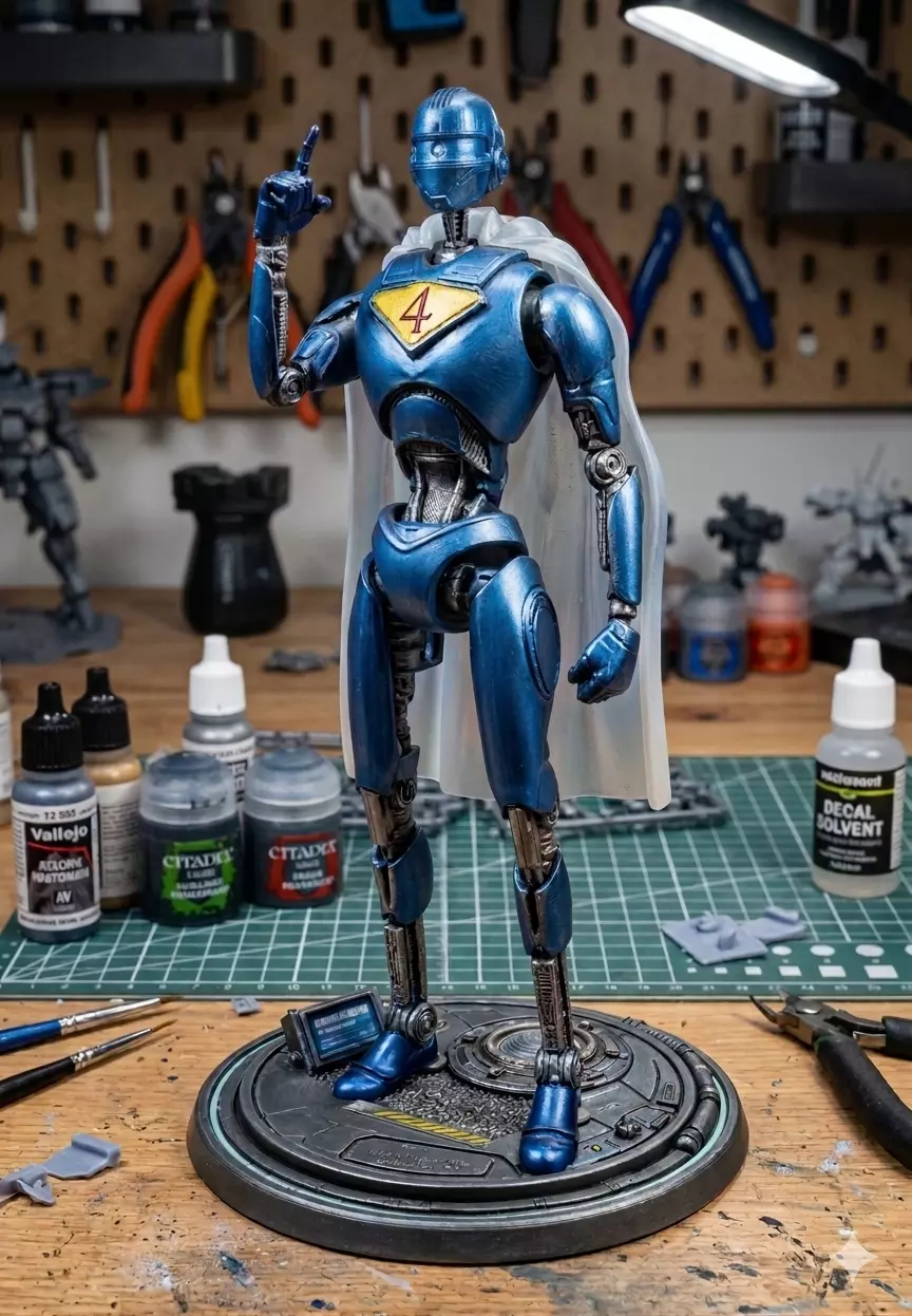 SUPERMAN ROBOT Number 4 GARY - 3D PRINTABLE STL 3D print model