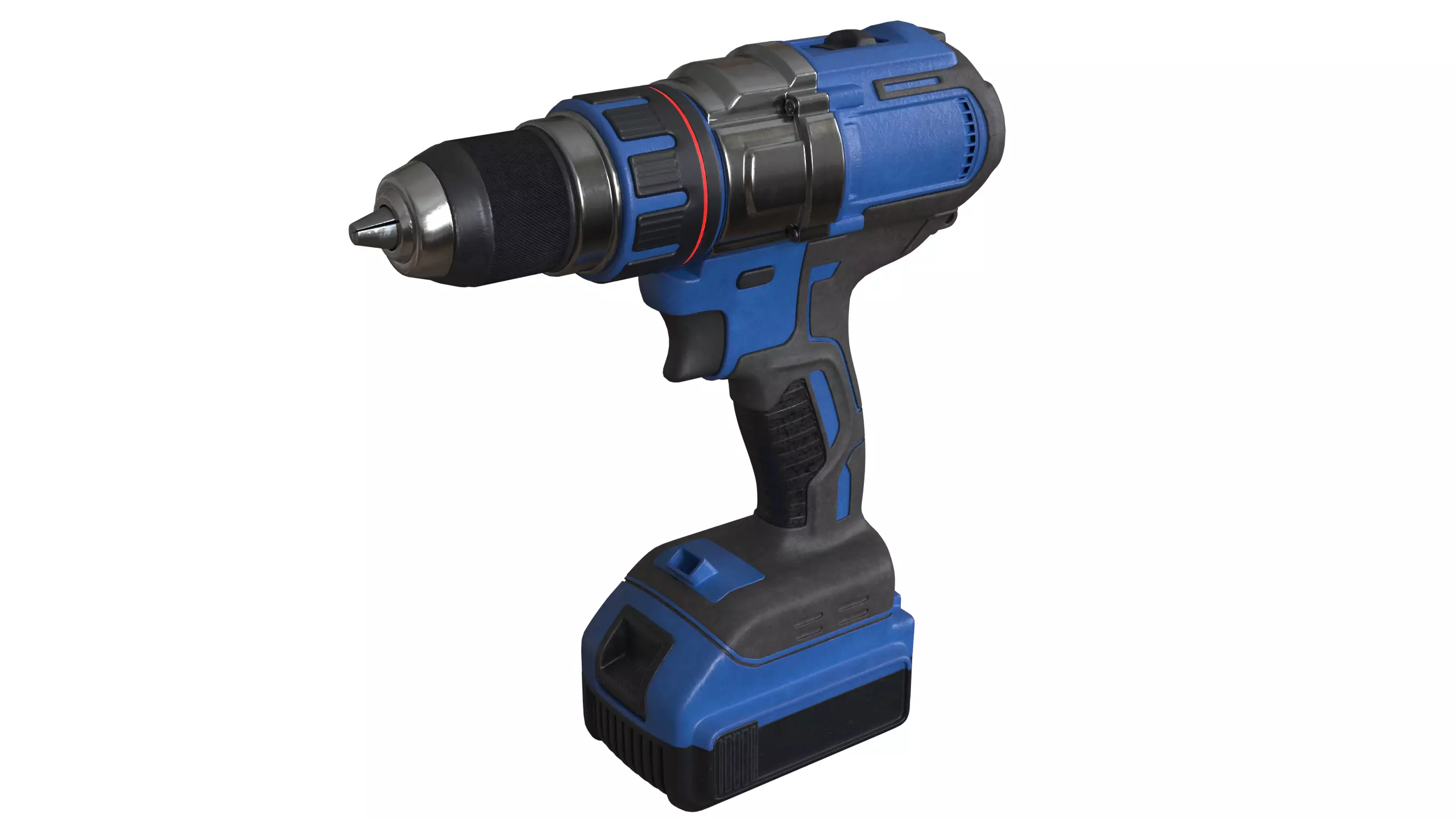 Professional Cordless Power Drill 3D model