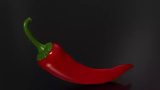 chilli 03 3D print model 3