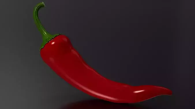 chilli 03 3D print model 4