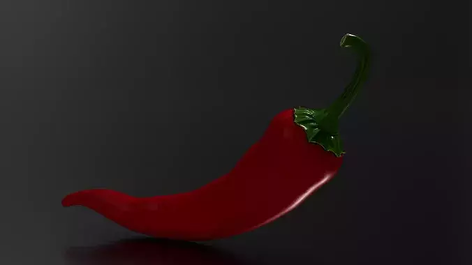 chilli 03 3D print model 2