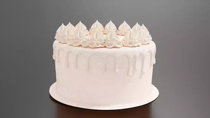 Chocolate Cake 01 3D print model 7