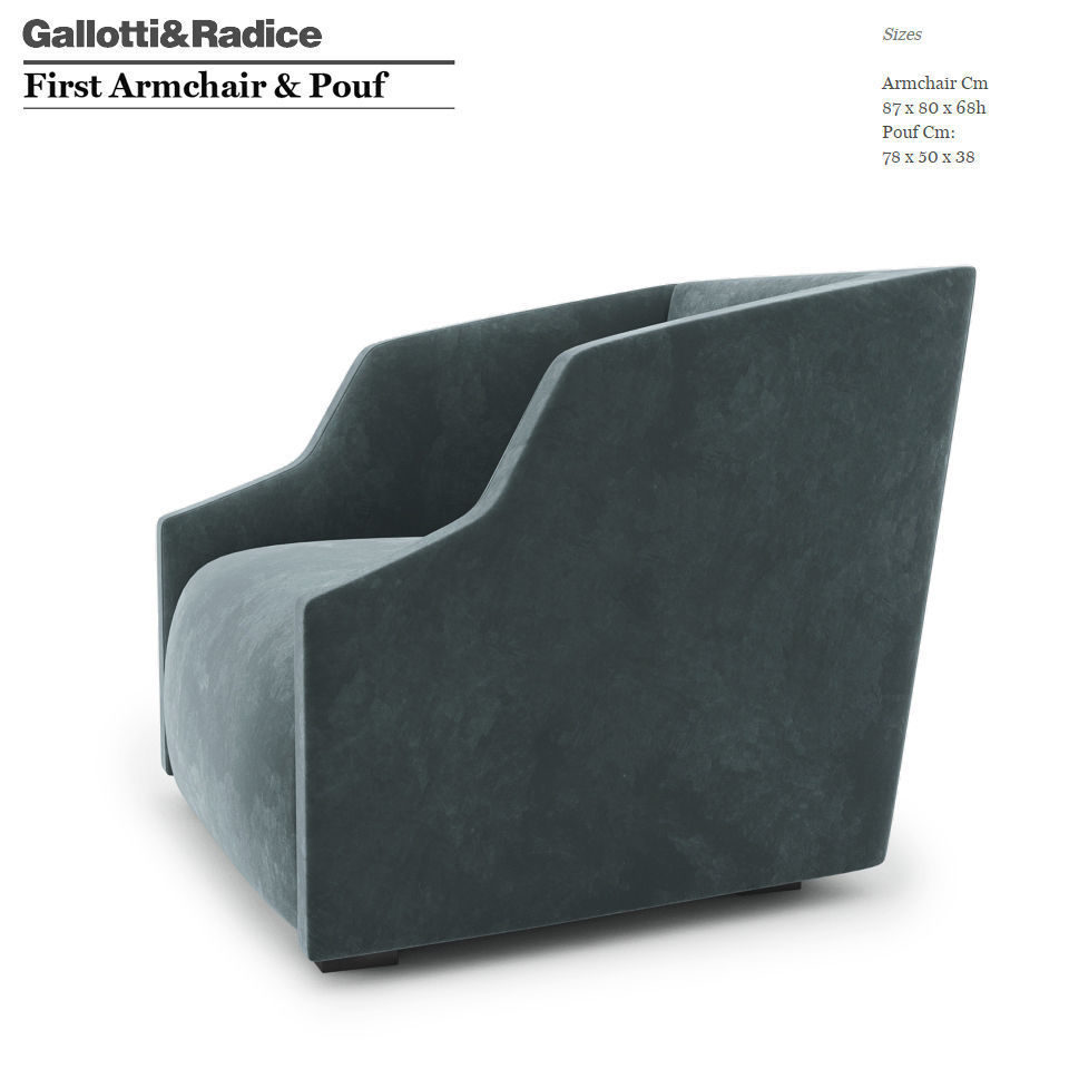 Gallotti and Radice First Armchair 3D model_4