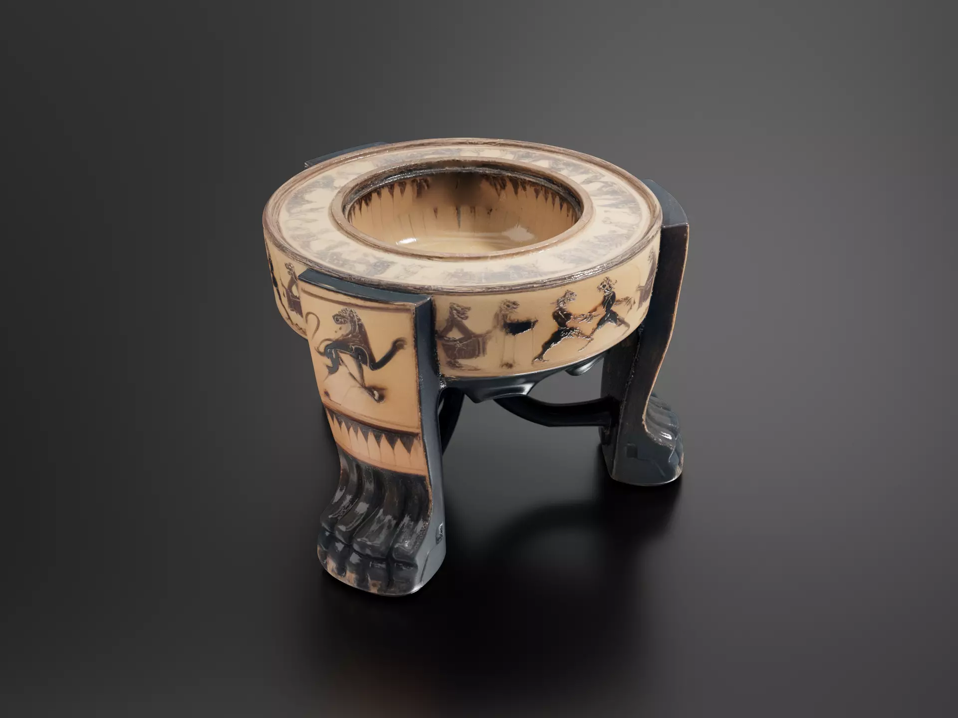 Clay plate 01 3D print model
