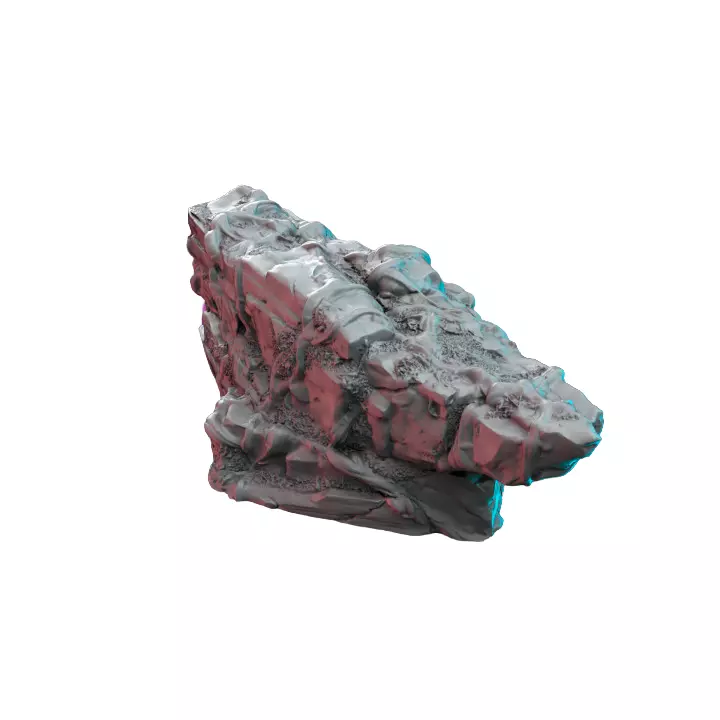 Cliffrock02 V - Board Game Miniature STL 3D print model