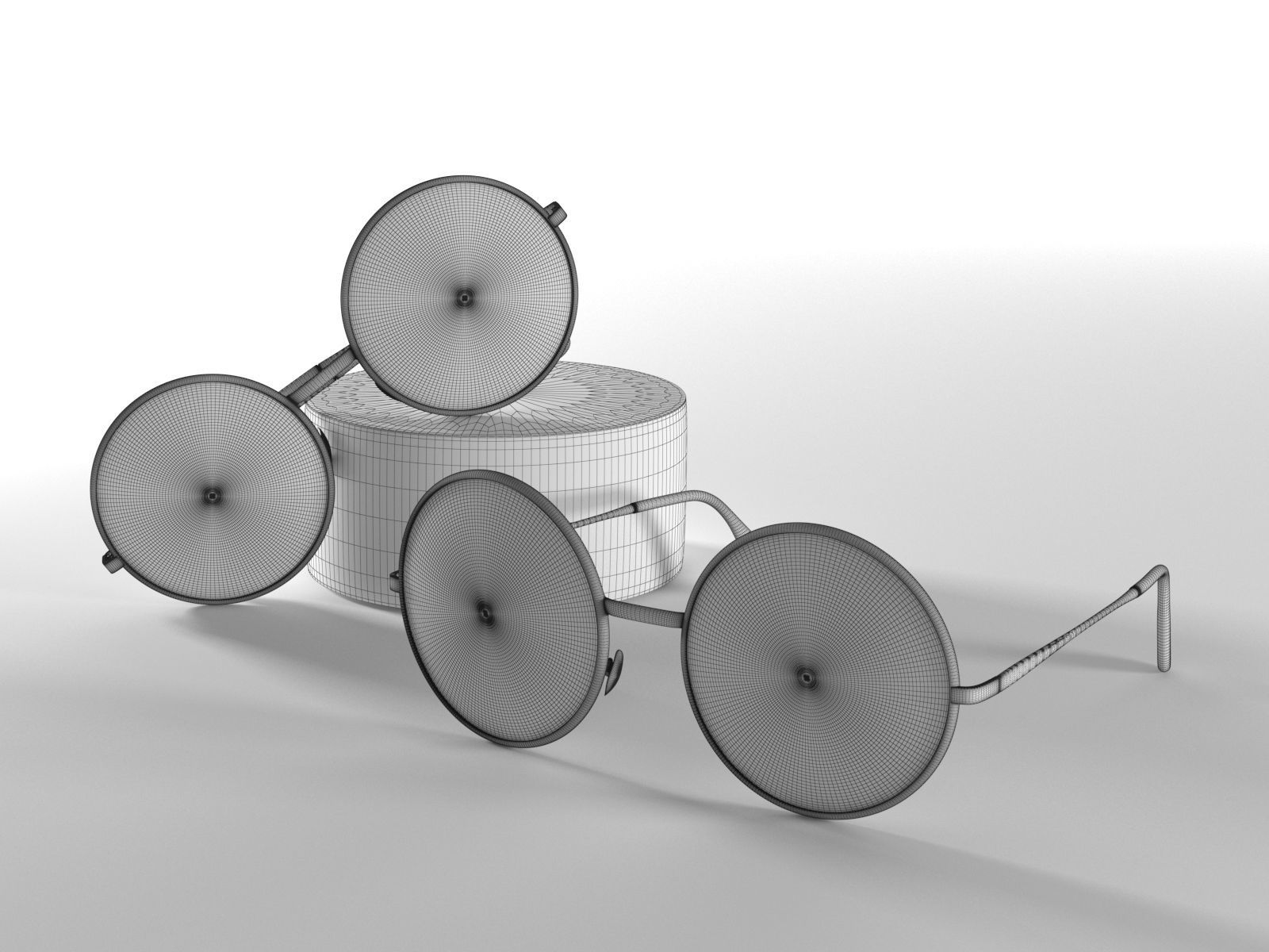 Nasty Gal Glasses 3D model_1