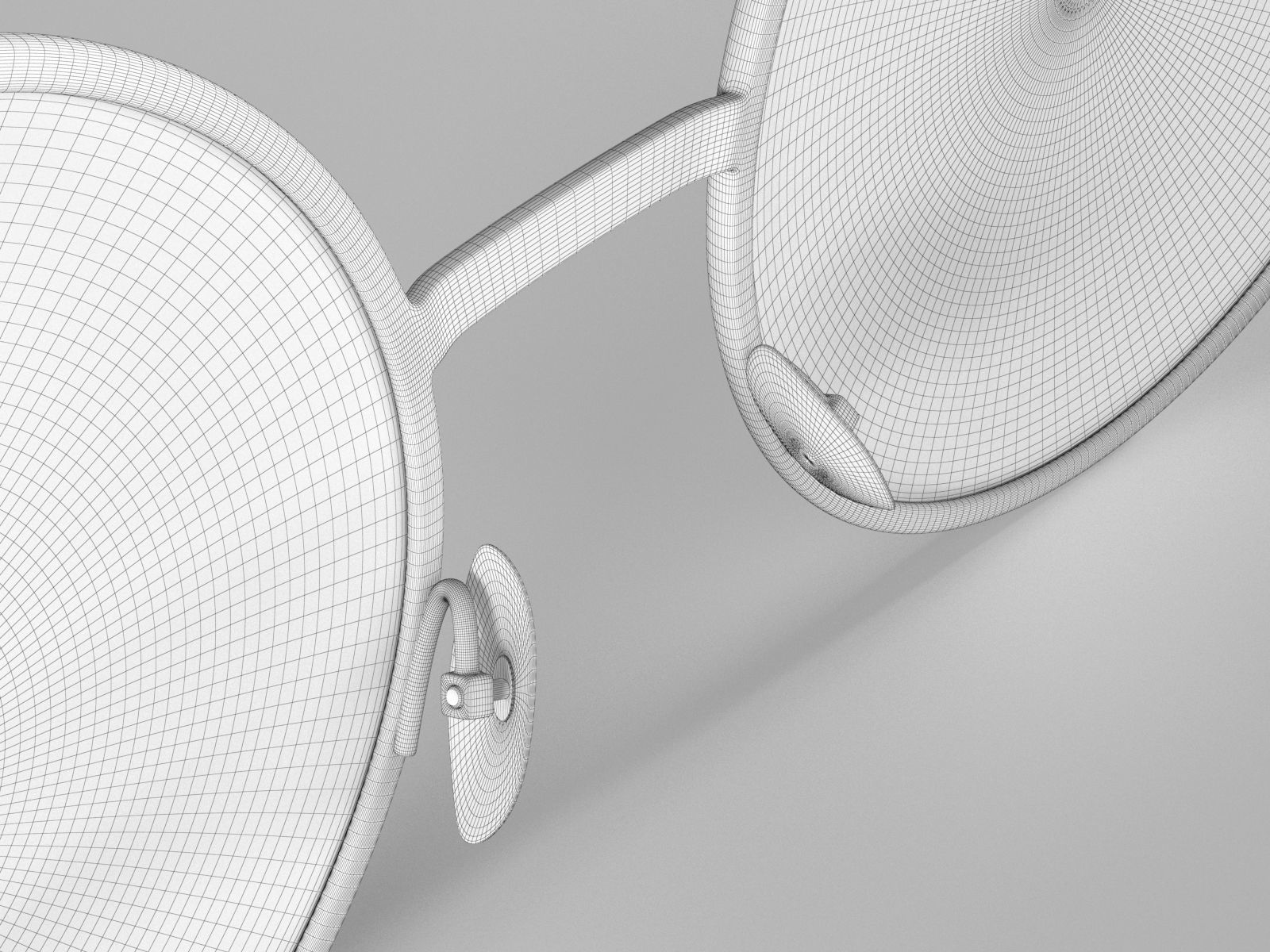 Nasty Gal Glasses 3D model_2