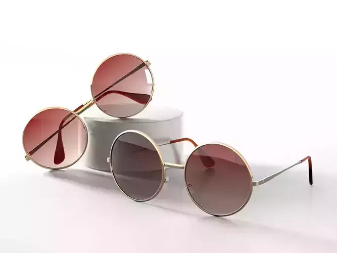 Nasty Gal Glasses 3D model