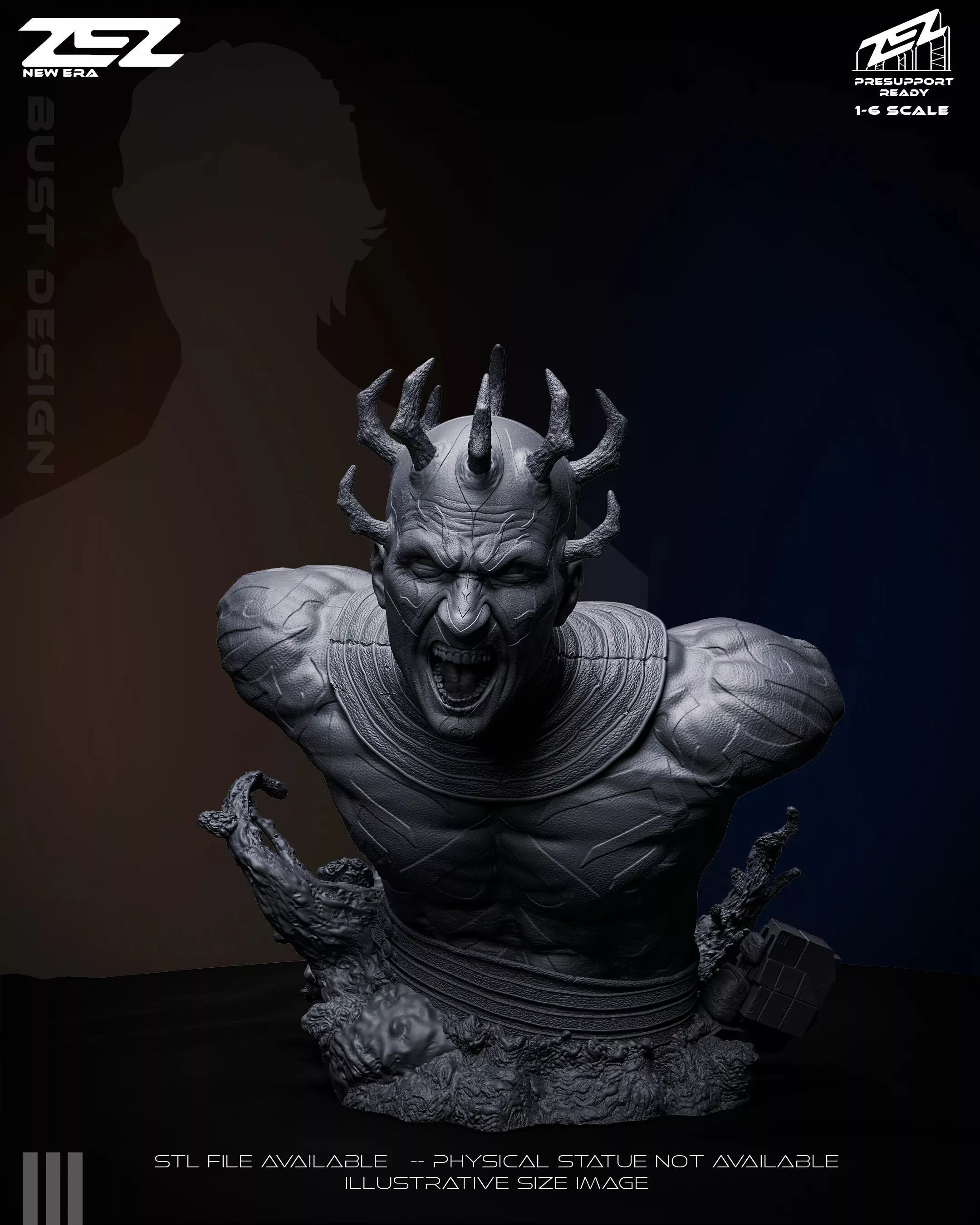 DARTH MAUL ZEZ BUST 3D print model