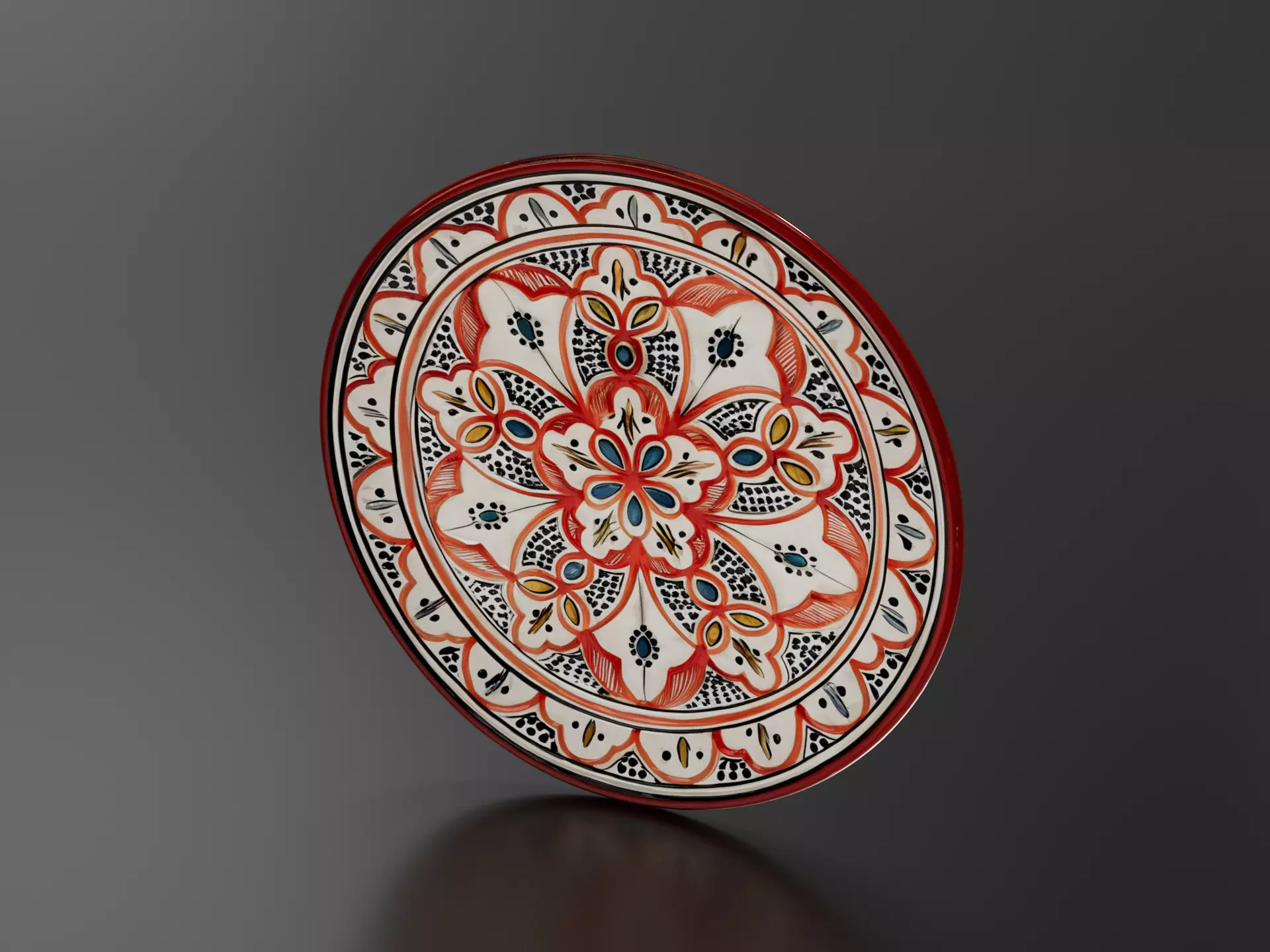 Clay plate 03 3D print model