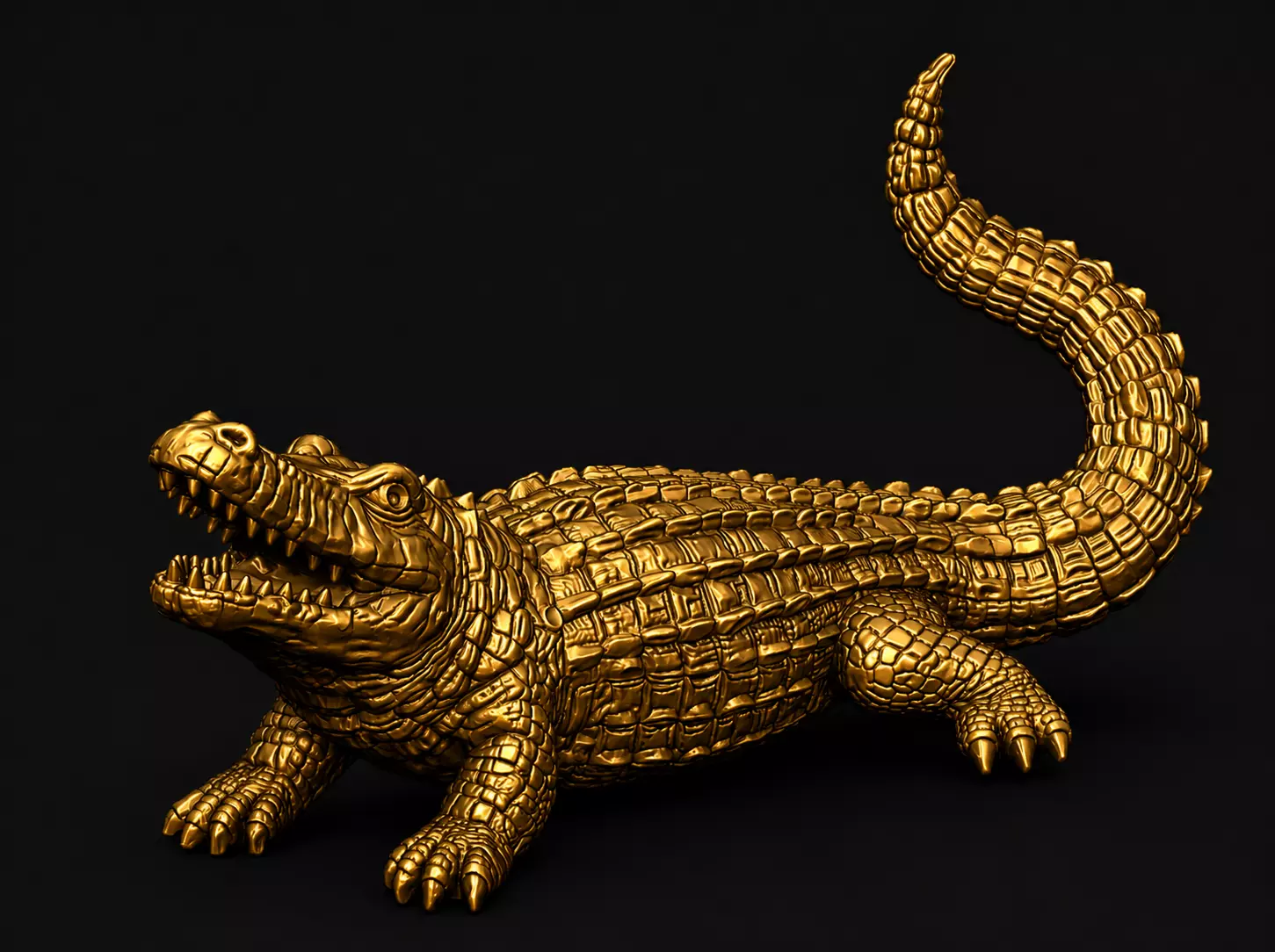 Pendant Crocodile Pendant Crocodile Animal Pendant Animal 3D print model