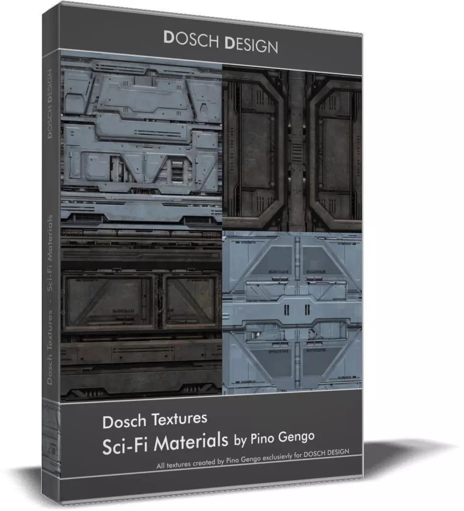 Dosch Textures - SciFi Materials 3D model_0