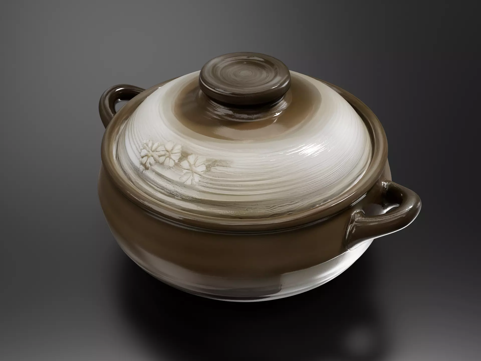 Clay pot 02 3D print model