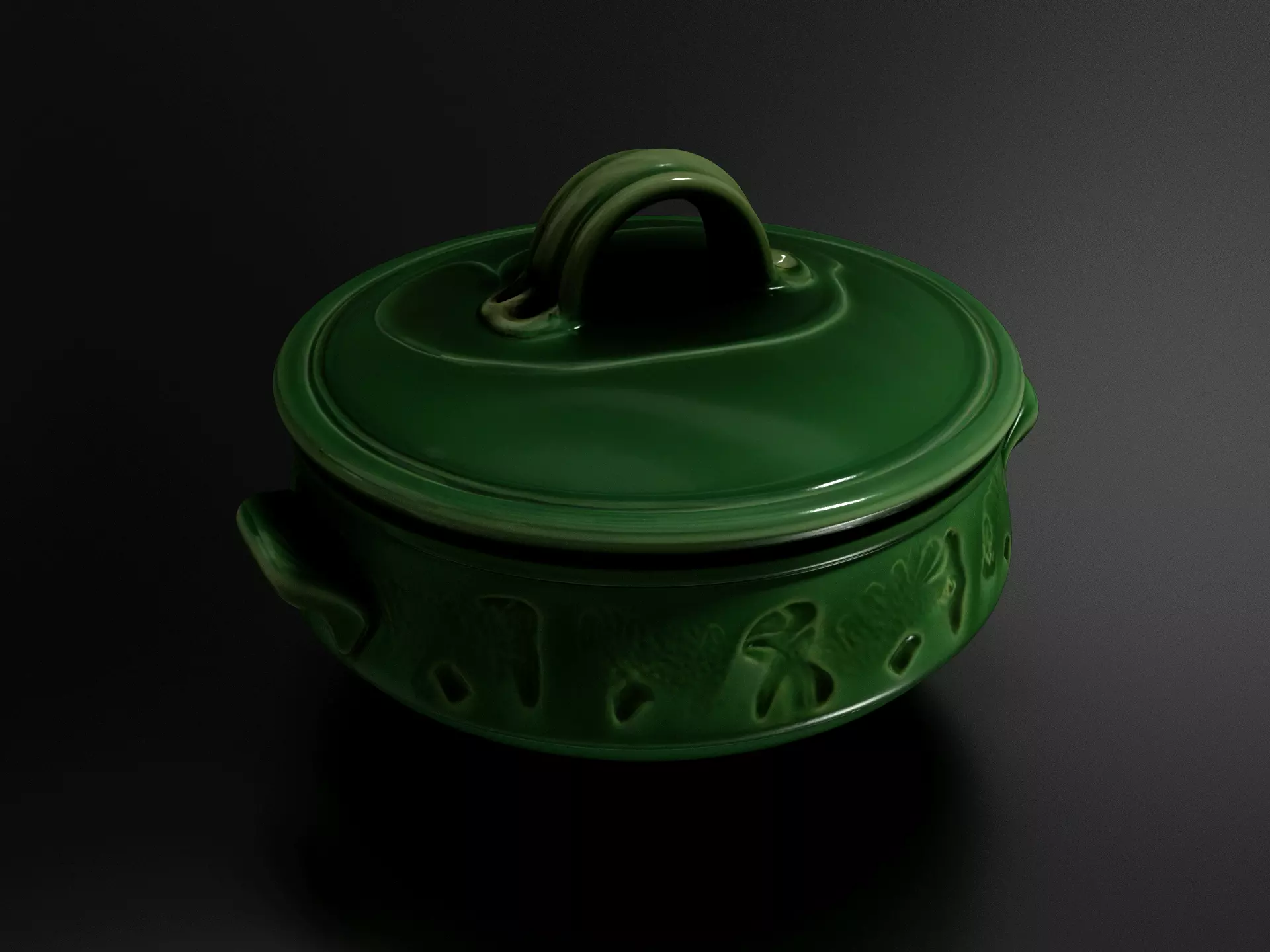 Clay pot 08 3D print model