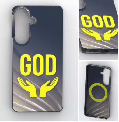 Spiritual Hands Magnetic Case S26 Plus 3D print model