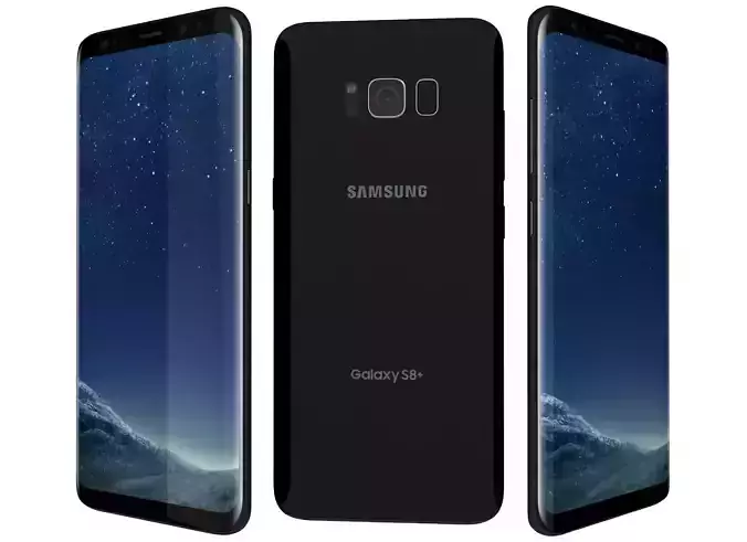 Samsung Galaxy S8 Plus Midnight Black 3D model