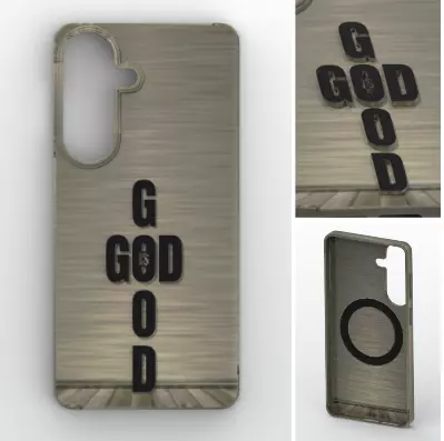 Spiritual Cross Magnetic Case S26 3D print model