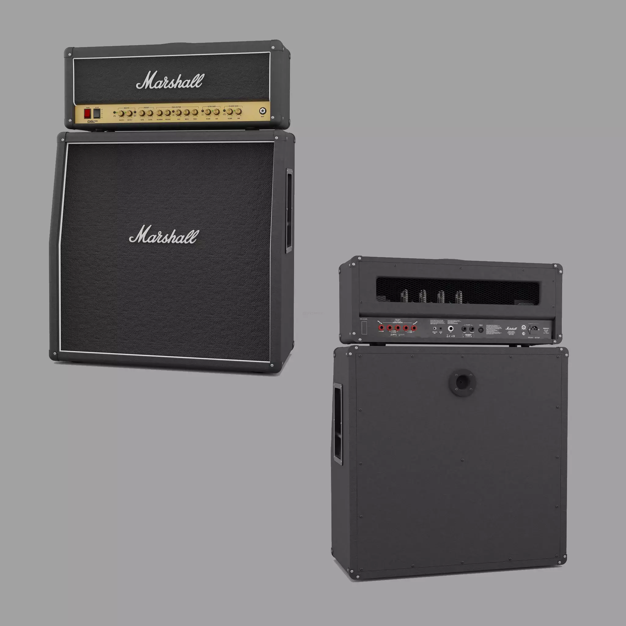 Marshall Dsl100hr Free 3D model