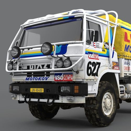 LIAZ 1985 Dakar version 3D model