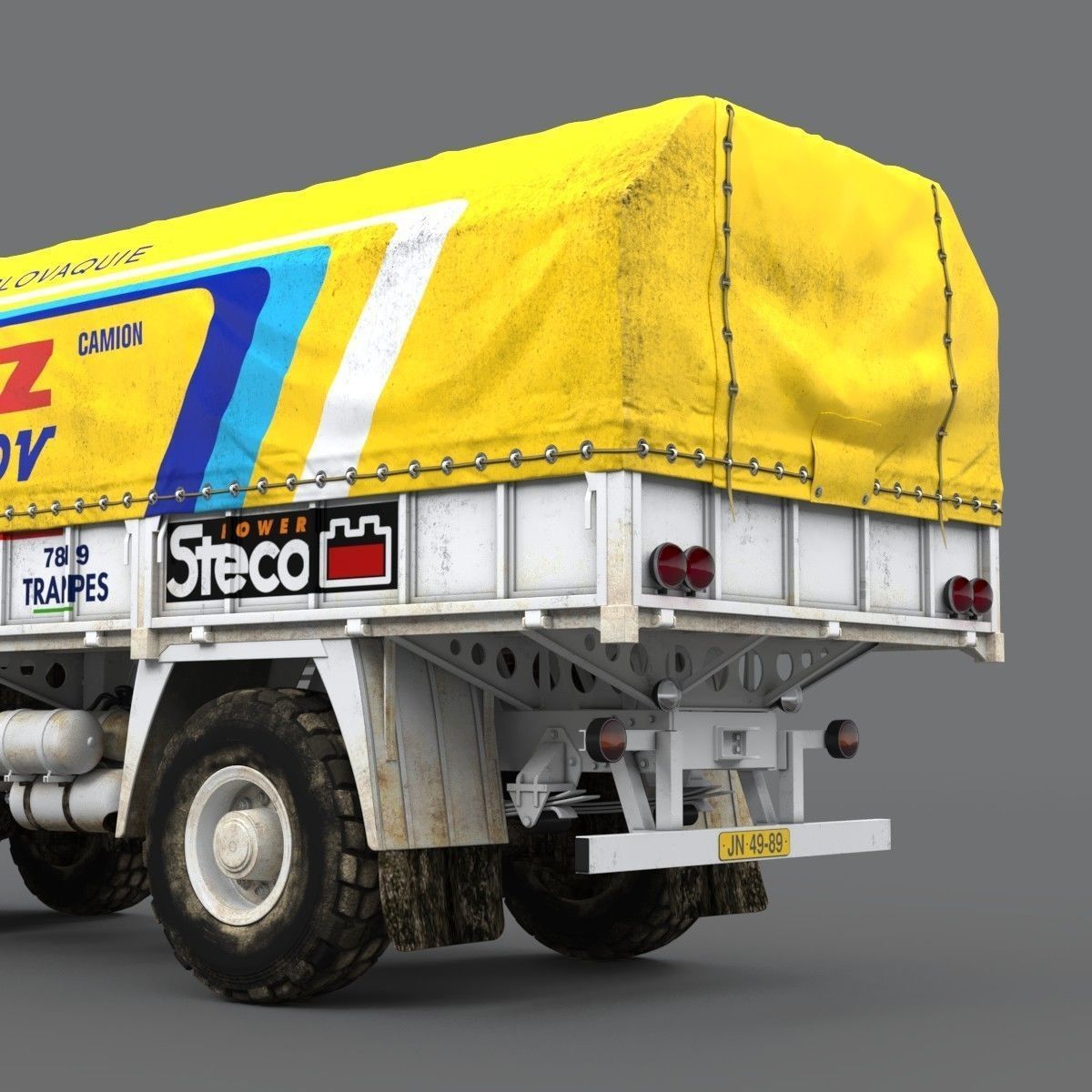 LIAZ 1985 Dakar version 3D model_5