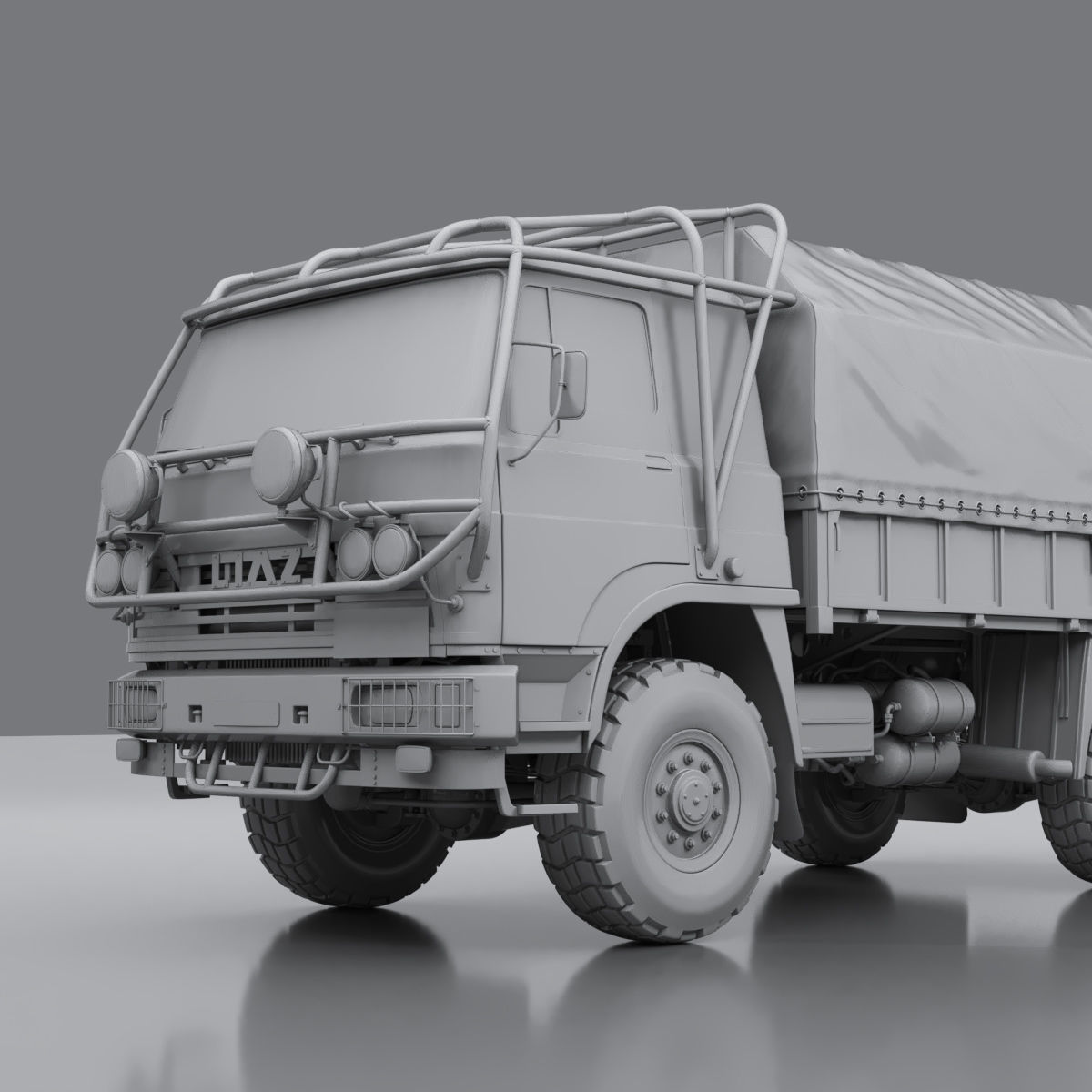 LIAZ 1985 Dakar version 3D model_6
