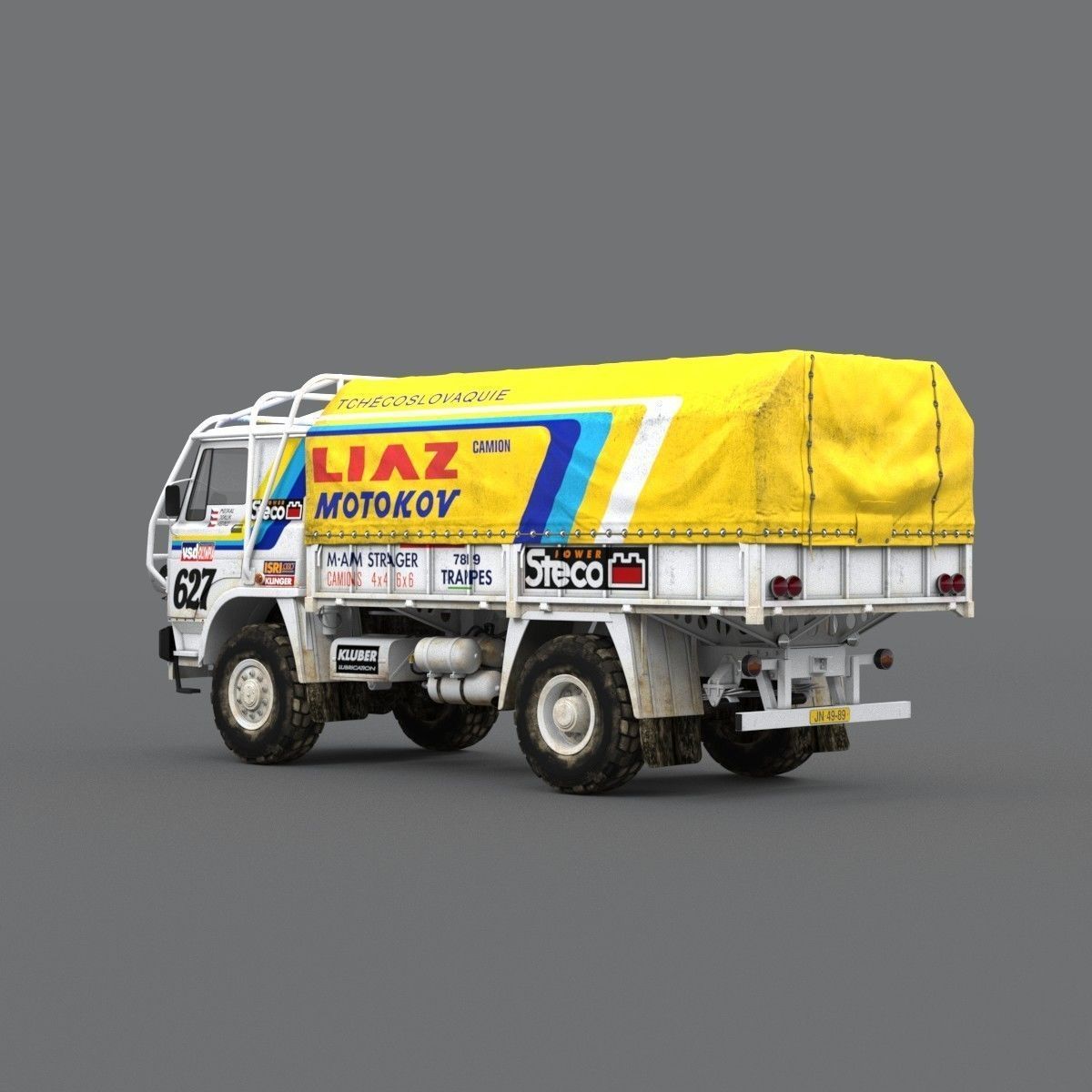 LIAZ 1985 Dakar version 3D model_3