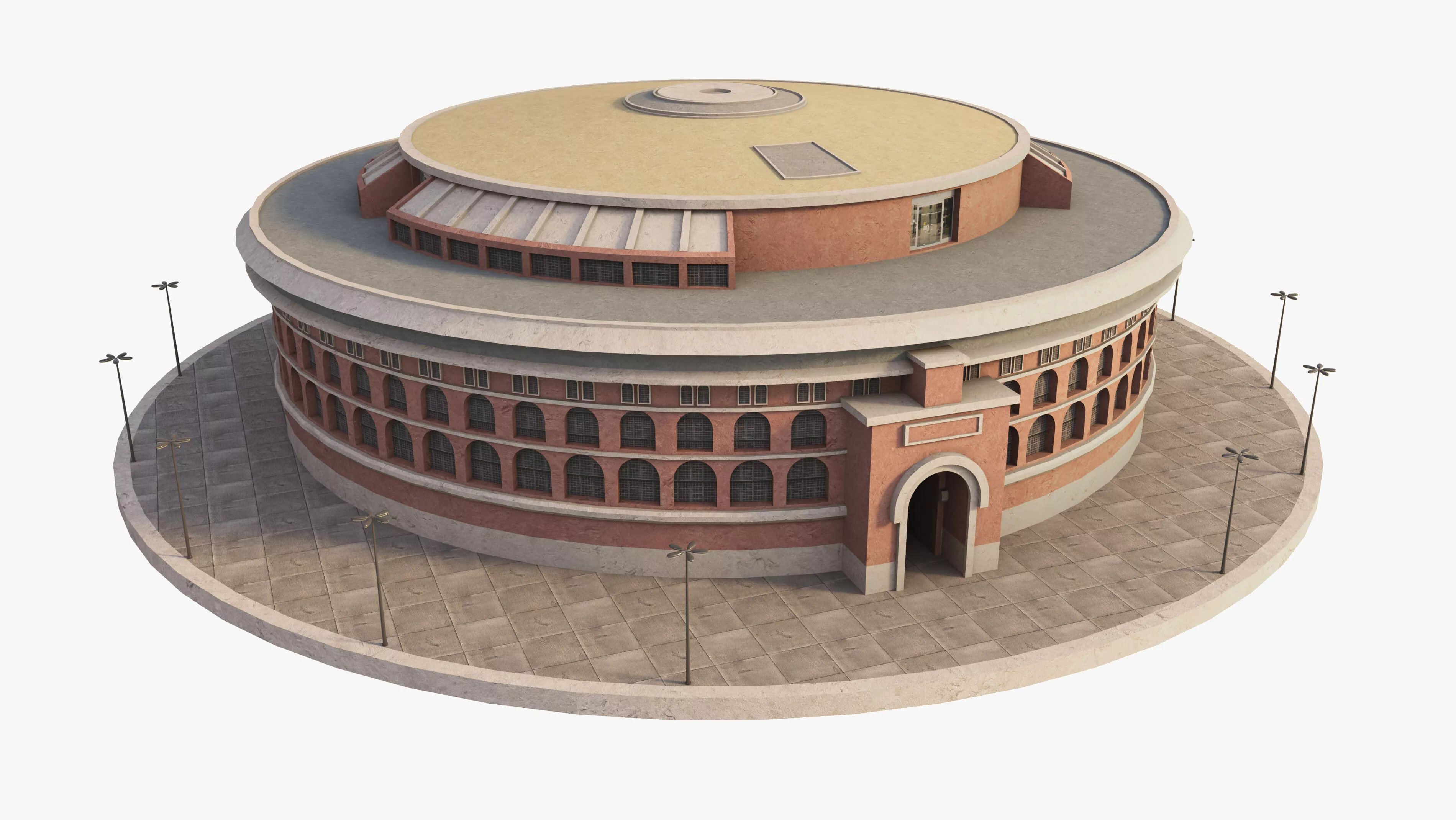 Las Arenas bullring Barcelona 3D model